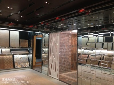 上海青浦區(qū)意邦建材市場某瓷磚展廳